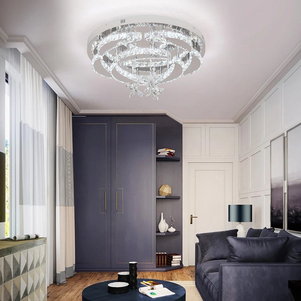 GreeLustr Luxury K9 Crystal Chandelier Ceiling Pendant Light