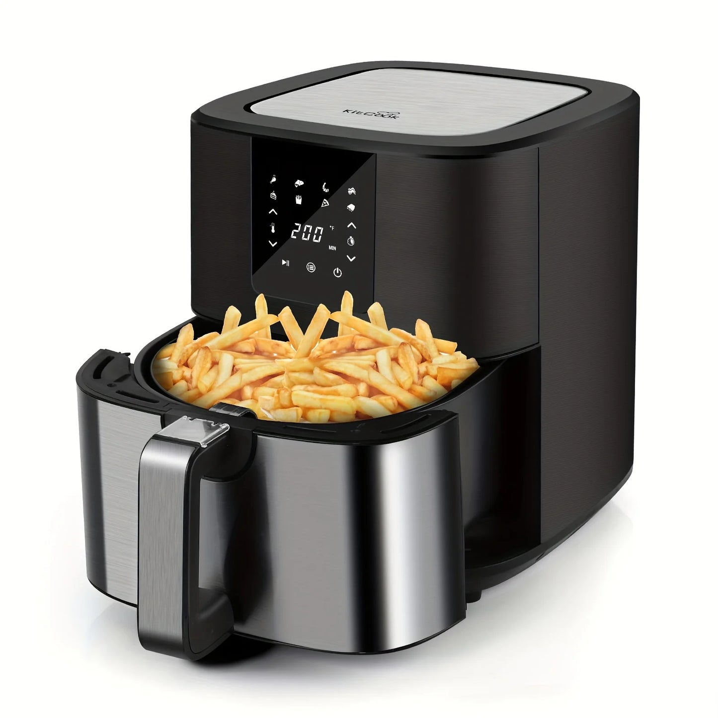 KitCook 1500W Air Fryer Digital Touch Screen 8 Presets