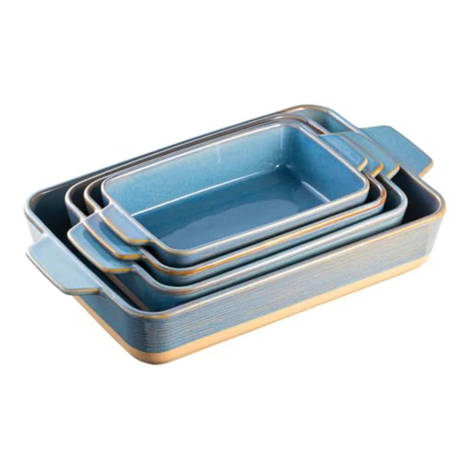 Casserole Dishes For Oven With Handles Rectangular Bakeware Set