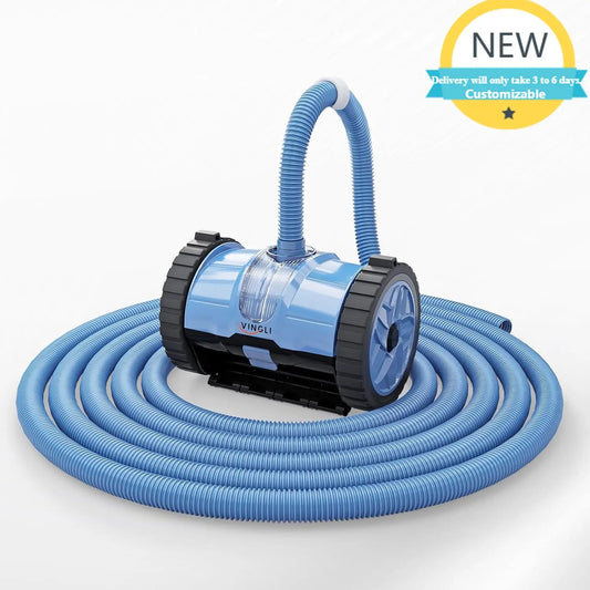 Pool Vacuum Cleaner Suction Side Wall-Climbing For Ground Pools