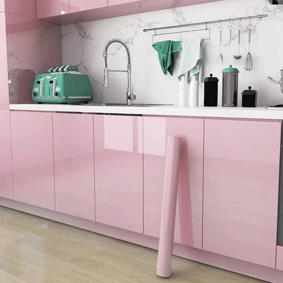 Veined Vinyl SelfAdhesive Wallpaper Waterproof For Kitchen And Living Room