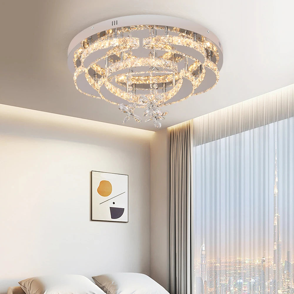 GreeLustr Luxury K9 Crystal Chandelier Ceiling Pendant Light