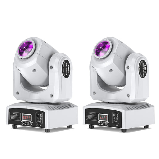 DayFlicker RGBW LED Moving Head Stage Light DMX512 Voice Control