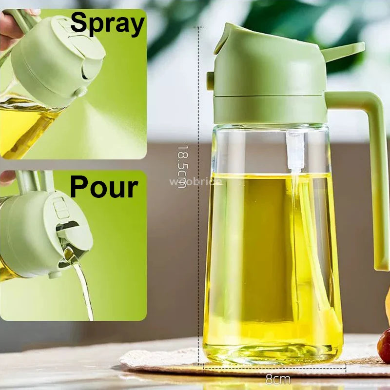Pour and Spray Oil Dispenser Bottle For Olive Oil And Cooking