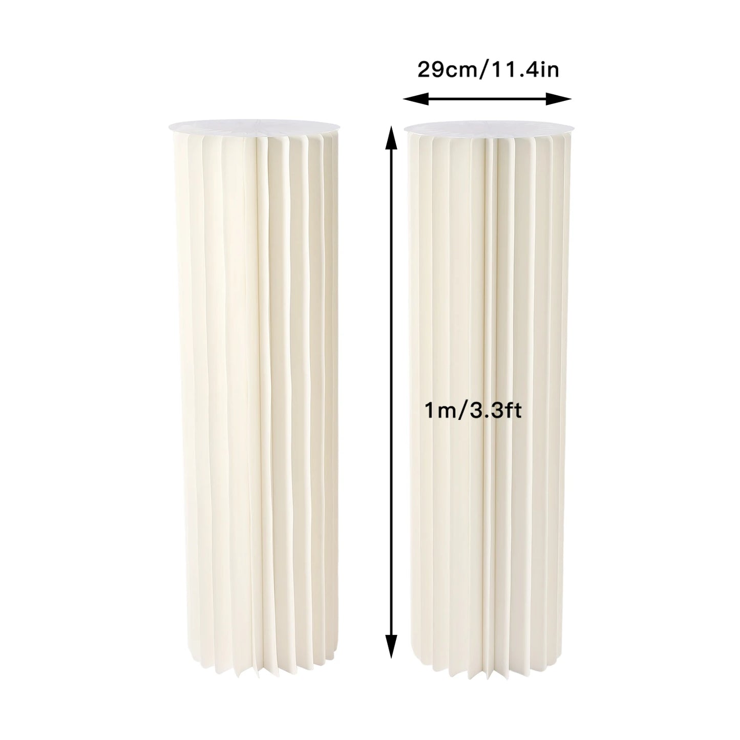 Two Piece Cardboard Wedding Centerpiece Vases For Tables