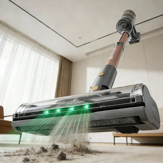 E.LUO Cordless Stick Vacuum Cleaner Two In One Handheld Dust Cleaner