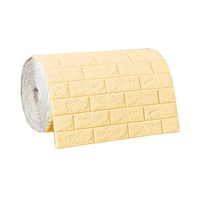3D Self-Adhesive Wallpaper Waterproof Brick Wall Stickers For Home Decor