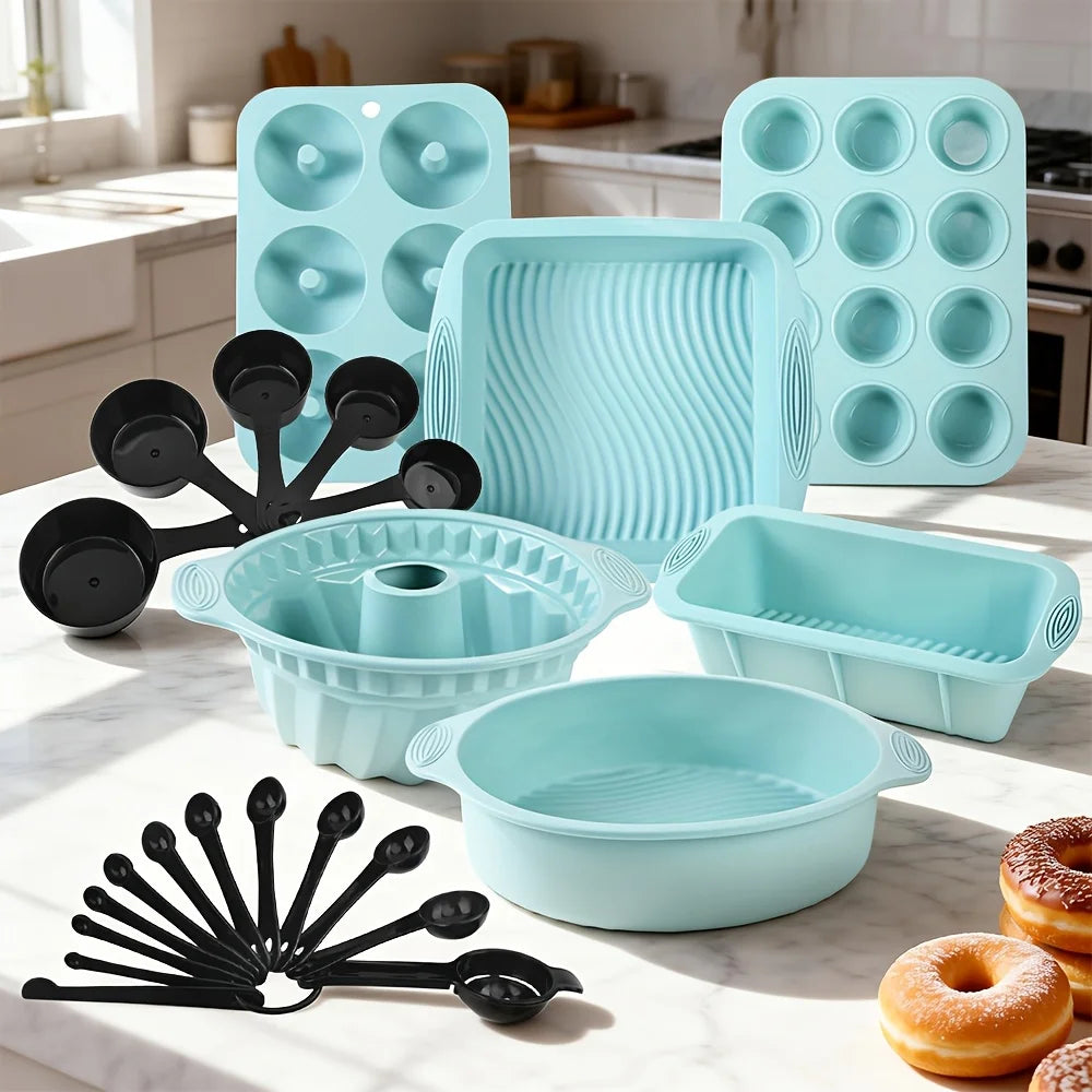 46 Piece Bakeware Set For Oven Dishes Including Pans And Sheets