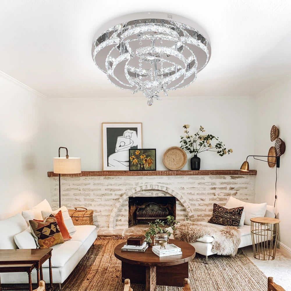 GreeLustr Luxury K9 Crystal Chandelier Ceiling Pendant Light