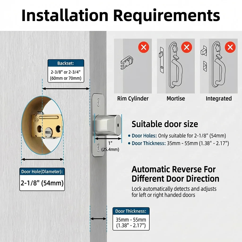 Jodays Smart Deadbolt Lock With Fingerprint And Keypad