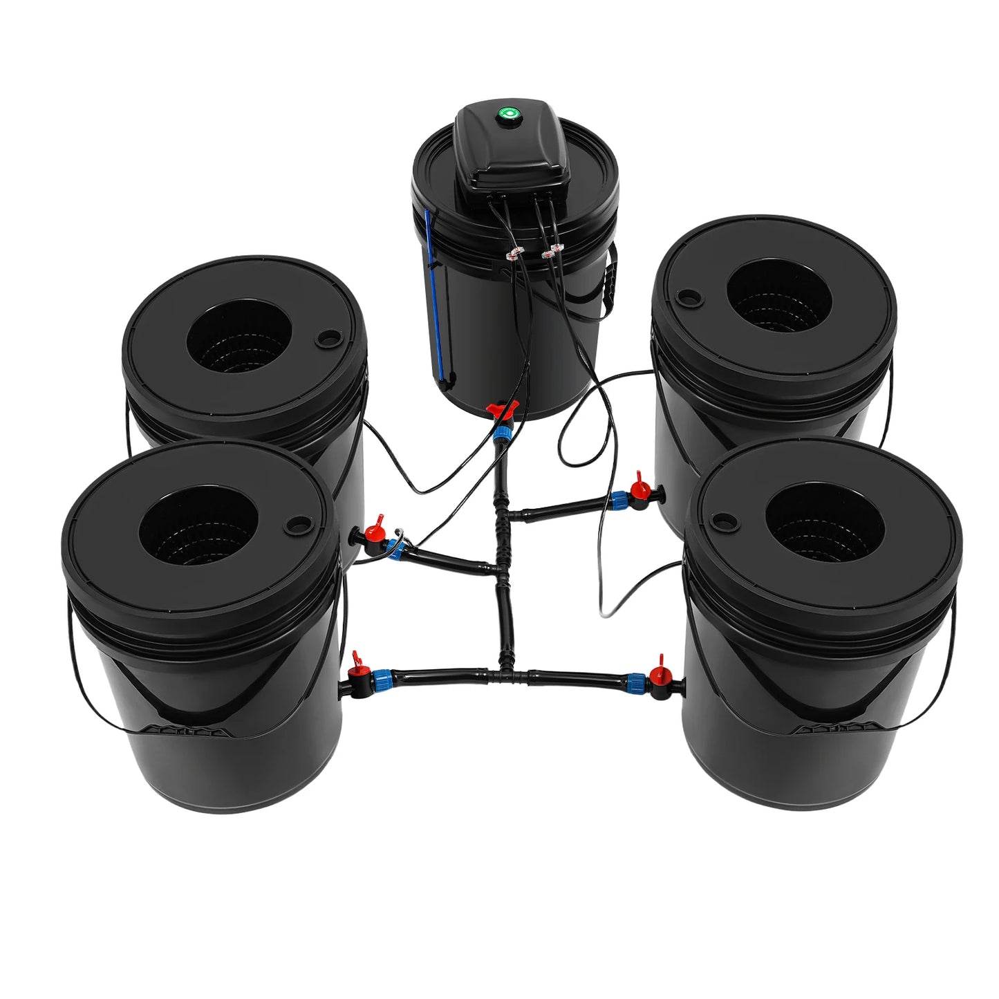 Bymaocar Hydroponics System Kit Deep Water Culture With Air Pump