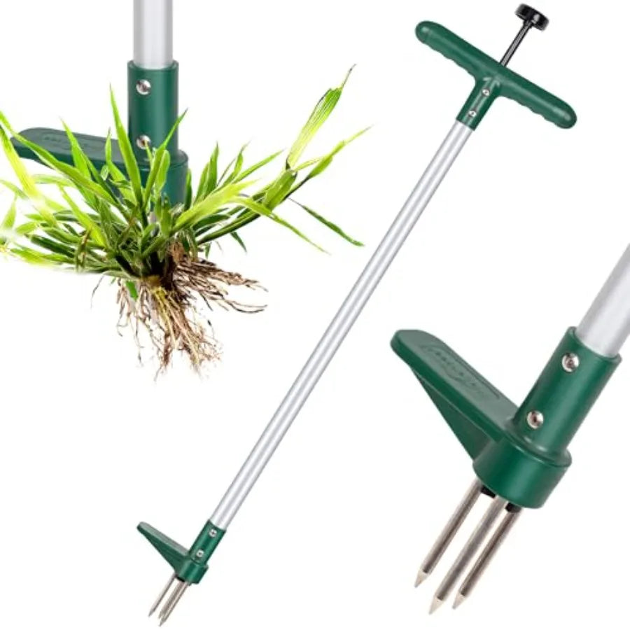 Weed Puller Stand Up Weeder With Long Handle Claw Design