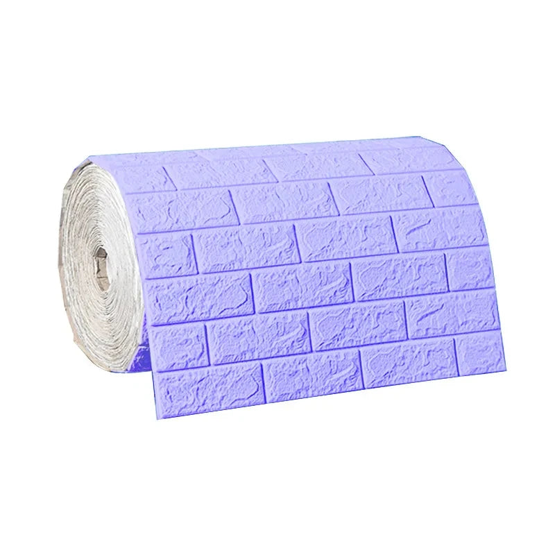 3D Self-Adhesive Wallpaper Waterproof Brick Wall Stickers For Home Decor
