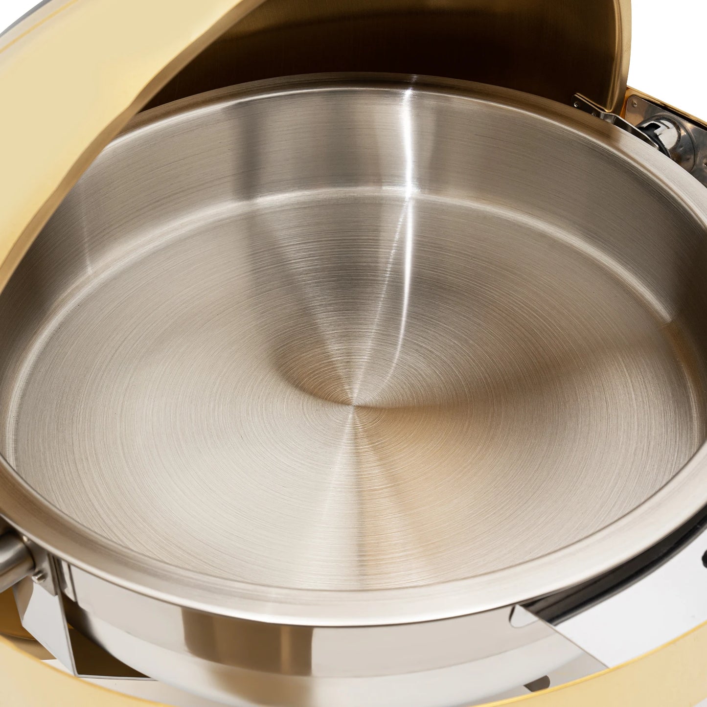Bymaocar Round Chafing Dish With Clear Lid 90 180 Opening