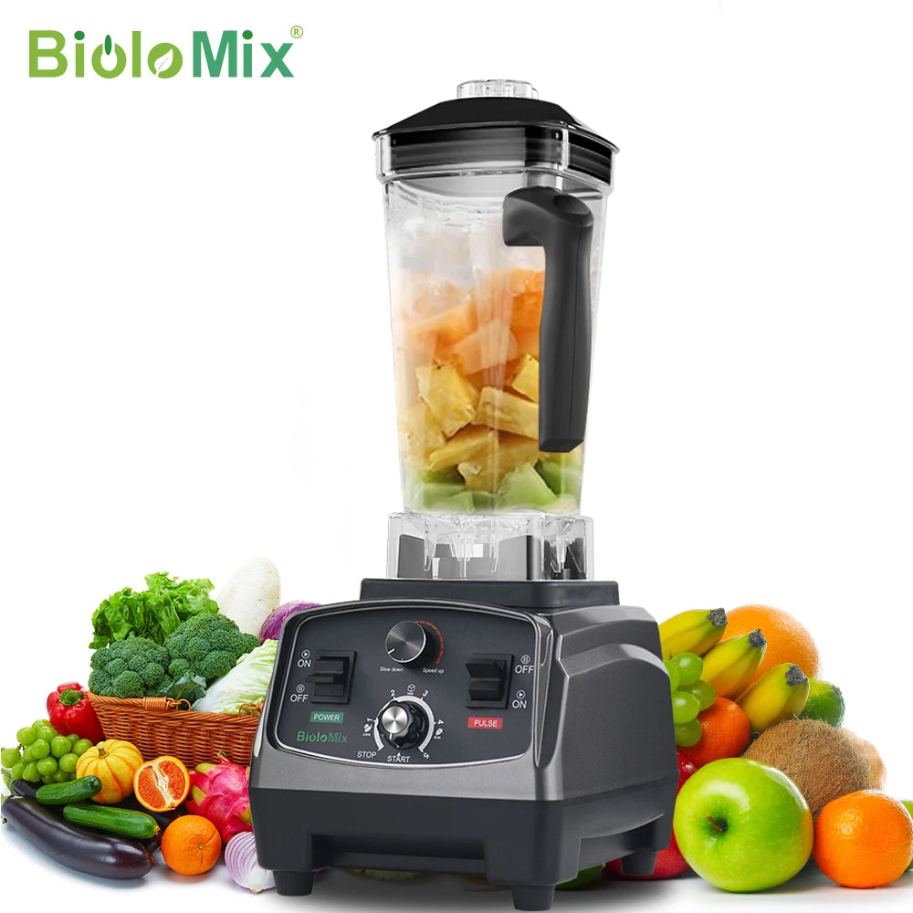 Biolomix Commercial Timer Blender Mixer Juicer For Smoothies
