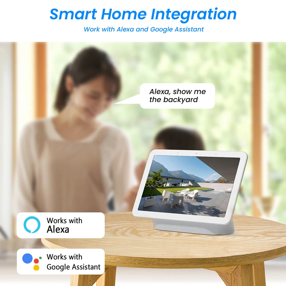 ANRAN 2K Solar Security Camera System With Battery