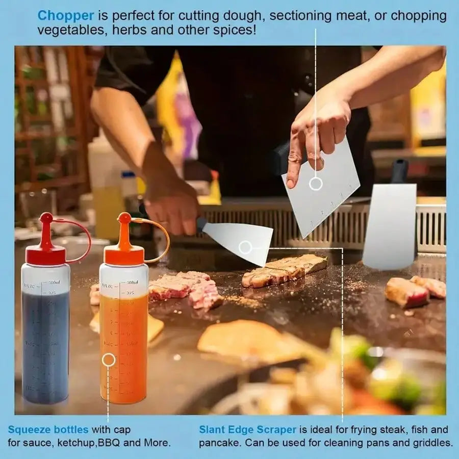 304 Stainless Steel Barbecue Master Kit With Essential Tools