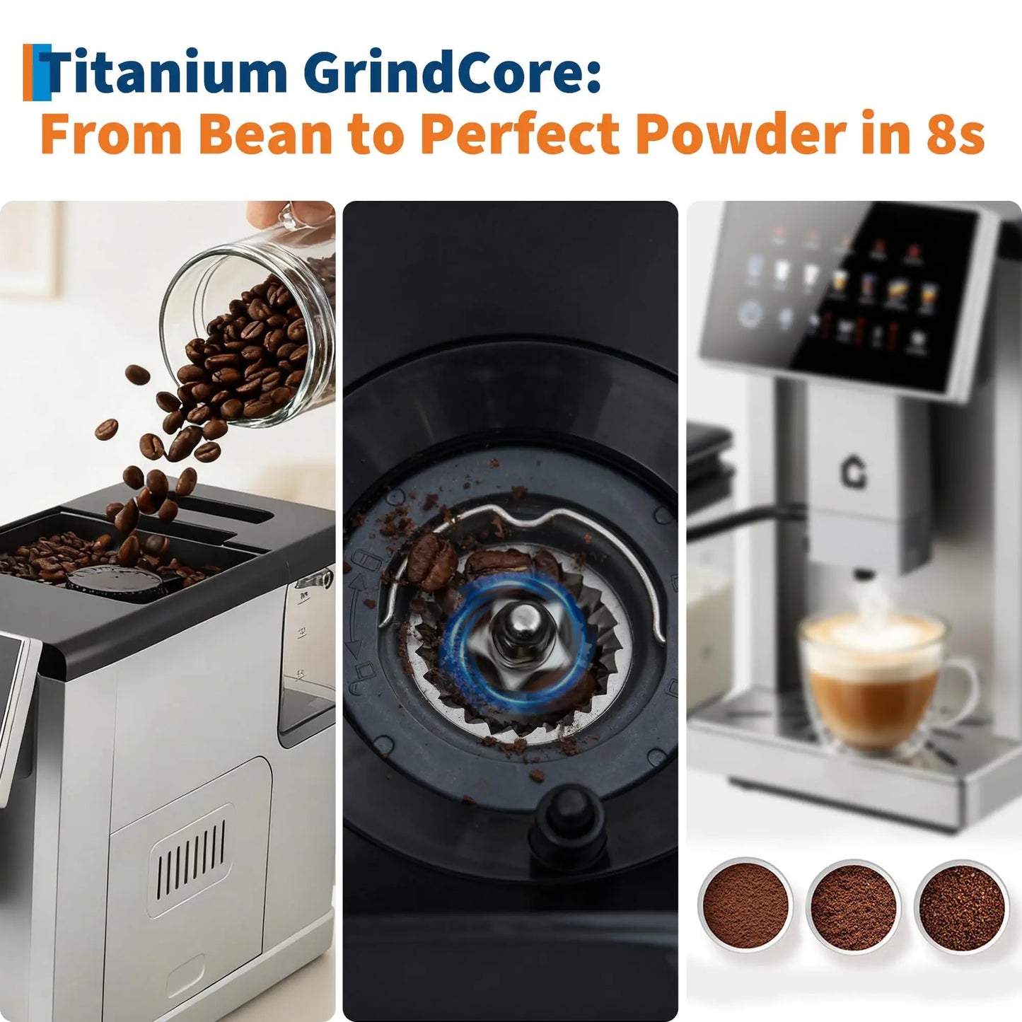 Adoolla 3rd Gen Automatic Espresso Machine With Milk Frother