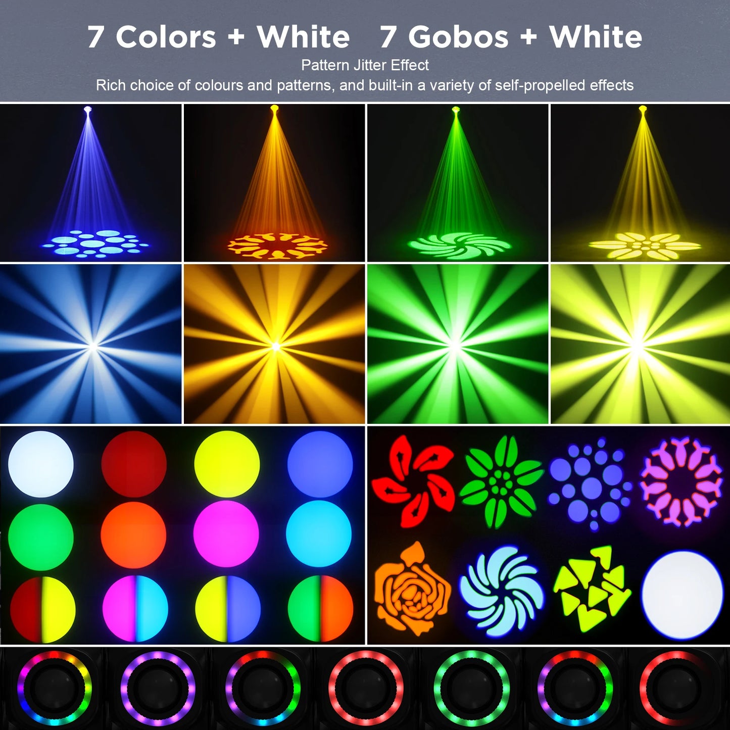 Datewink 120W LED Beam Moving Head DMX512 Stage Light