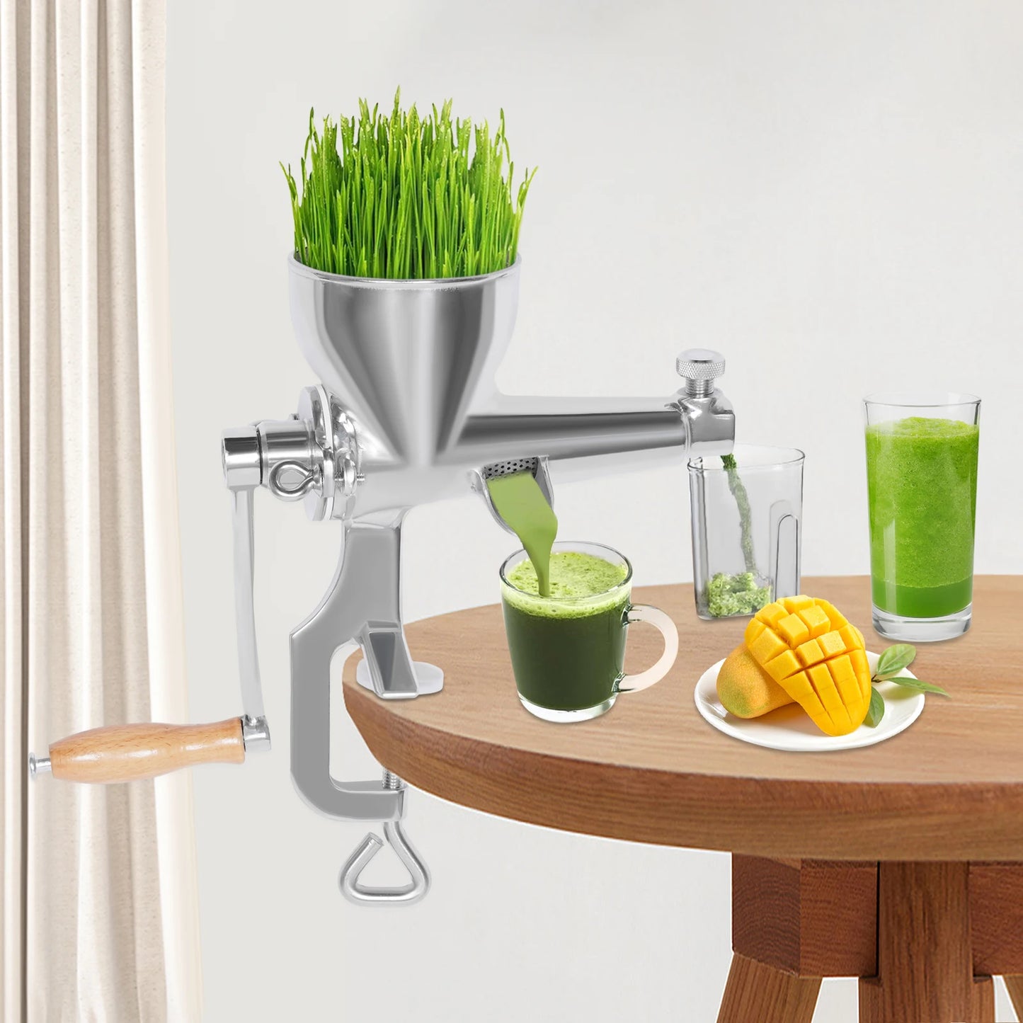 Bymaocar Stainless Steel Manual Fruit And Vegetable Juicer Squeezer