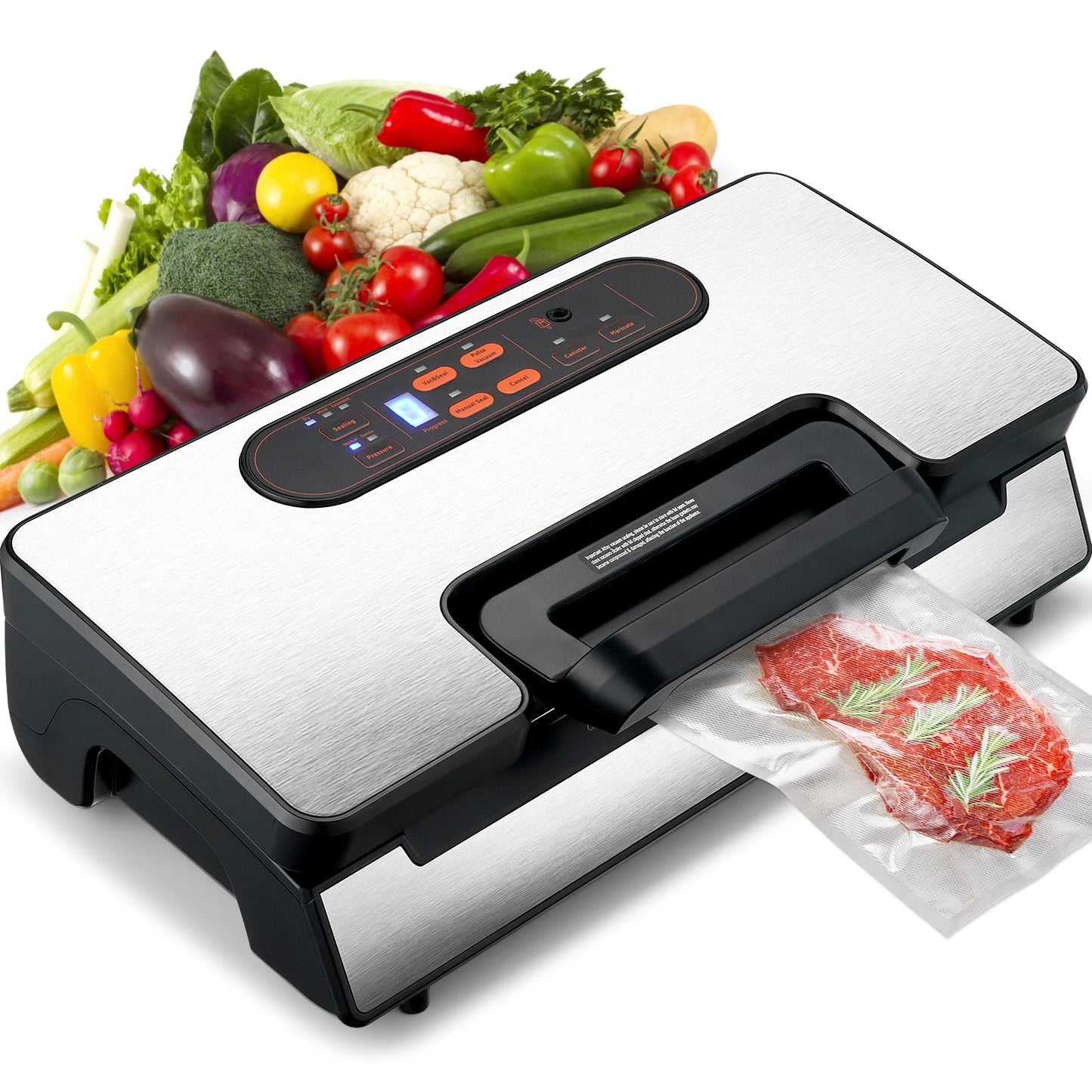 Succebuy Vacuum Sealer Machine 130W 12V With Free Vacuum Bags