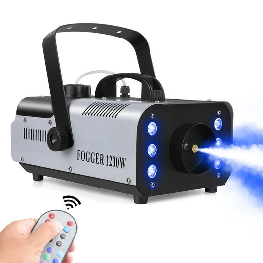U'King 1200W Fog Machine With 6 LEDs For Stage Effects