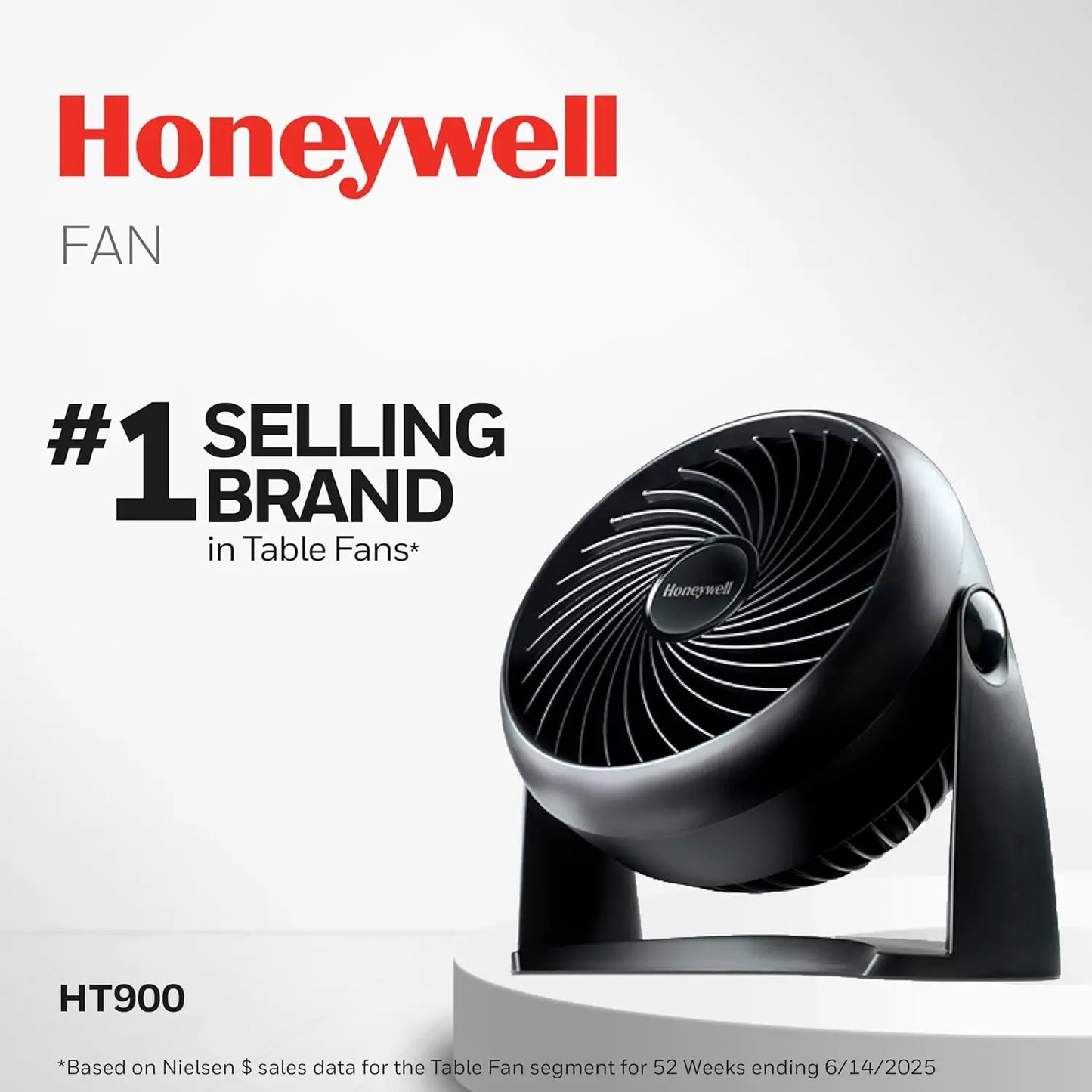 TurboForce Air Circulator Tabletop Fan With 3 Speeds