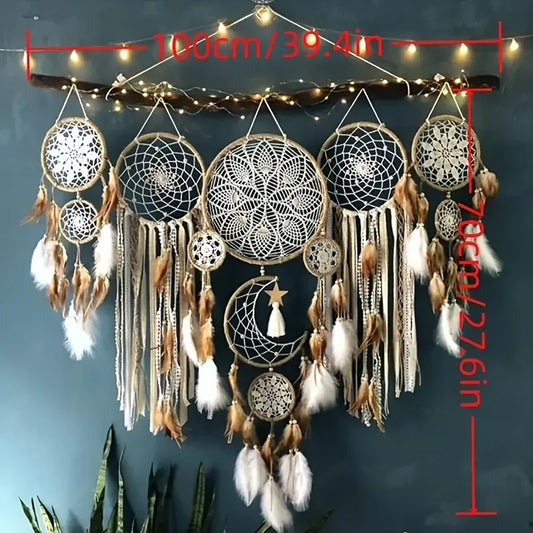 Moon Dream Catcher Bohemian Wall Decoration Dream Chaser Bedside